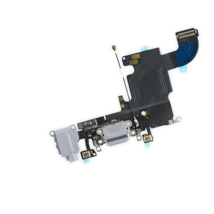Connecteur Charge Apple Iphone 6s Gris Nappe Dock Interne Micro Prise Jack Achat Piece Telephone Pas Cher Avis Et Meilleur Prix Cdiscount