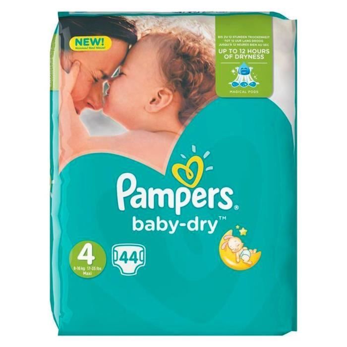 Pampers Couches Baby Dry Taille 4 Geant 8 16kg X44 Lot De 2 Achat Vente Couche 3701018021588 Soldes Sur Cdiscount Des Le 20 Janvier Cdiscount