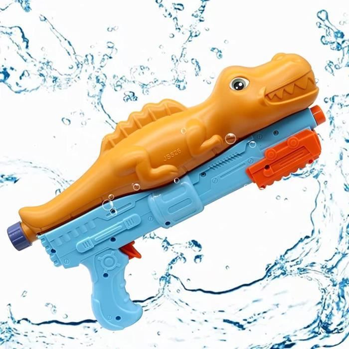 Pistolet à Eau Glock – Lot De 2 – 10 M De Portée – 100 Ml – Plastique ABS Solide – Idéal Piscine, Plage, Combat Aquatique – Cadeau Enfant Été (Bleu)