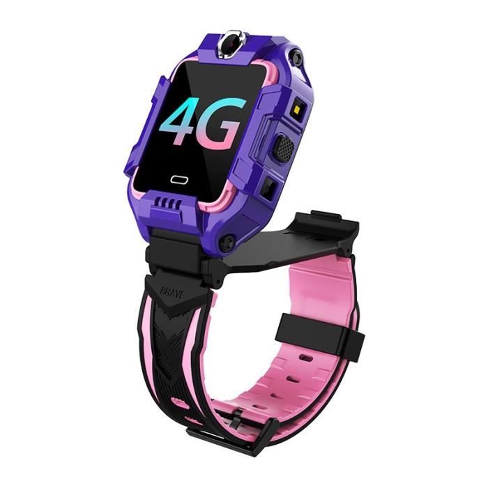 Montre Connect Enfant Y99A Violet Ecran Tactile Smart Watch Pour