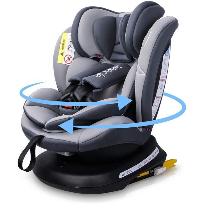 Si ge Auto pivotant 360 ISOFIX Groupe 0 1 2 3 0 36kg Dos la
