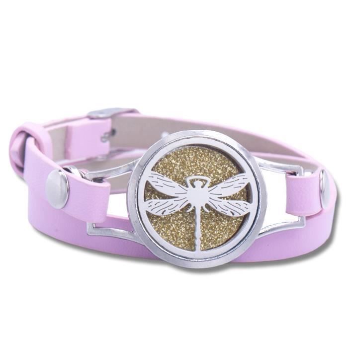 Bracelet Aromathérapie Réglable Avec Diffuseur – Porte-bonheur Parfumé à Personnaliser