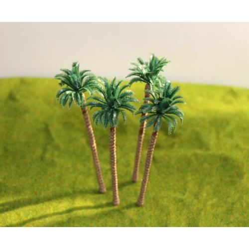 Lot De 16 Arbres Miniatures 6 à 10 Cm Pour Décor De Train HO Et OO