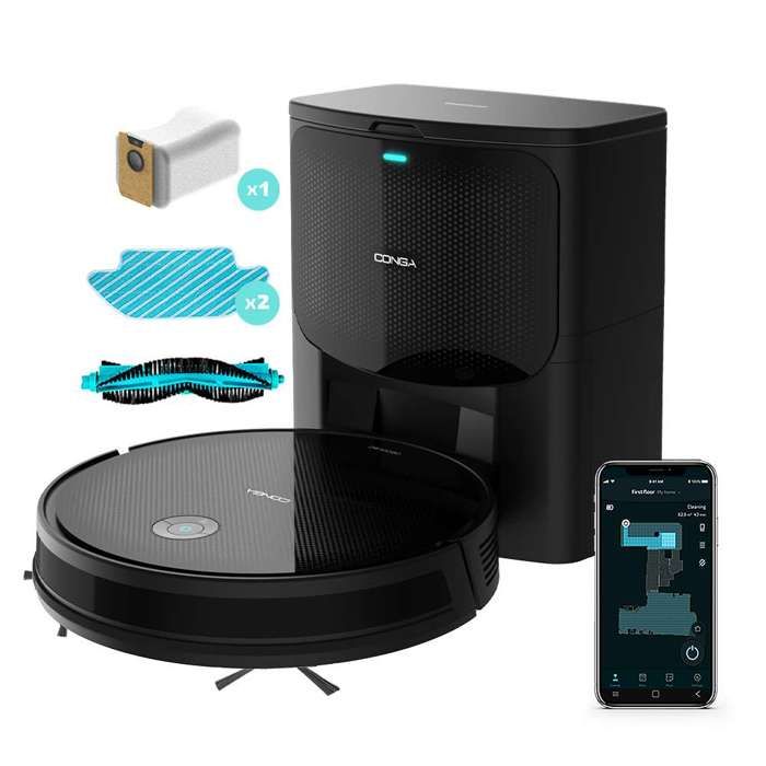 Cecotec Robot aspirateur Conga 2499 Ultra Home Titanium