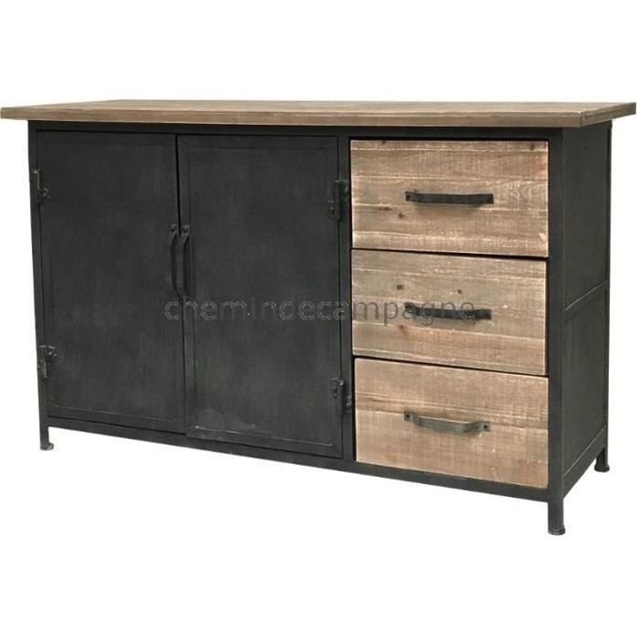 Bahut Cuisine Gris Achat Vente Pas Cher