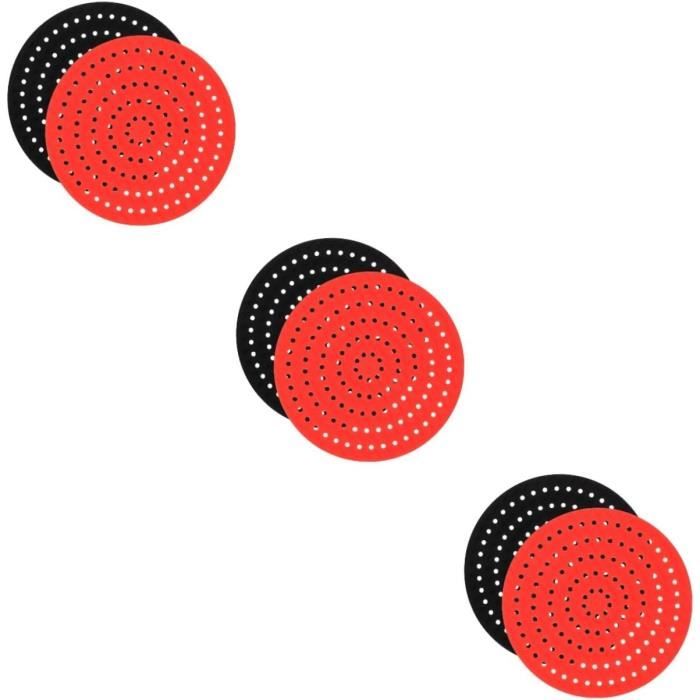 6 Doublures De Poche Table De Billard Leapiture - 4 Coins + 2 Latérales - Caoutchouc Durable