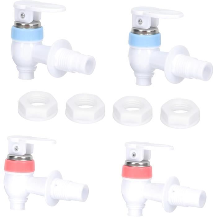 uxcell 1 bec verseur de rechange pour distributeur d'eau en plastique pour fête, réunion de famille (rouge et blanc