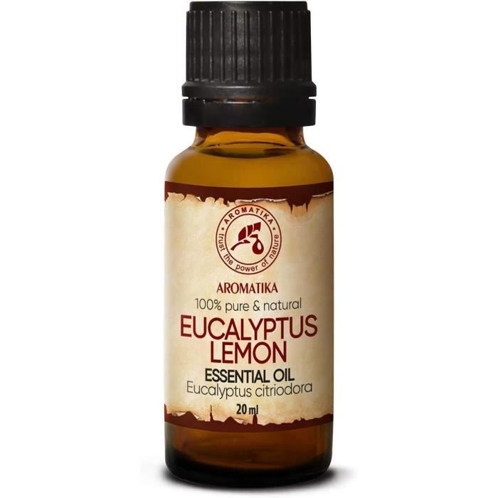 Huile Essentielle D'Eucalyptus Citronné Pure Et Naturelle 30 Ml - Neuf, Fabriqué En France