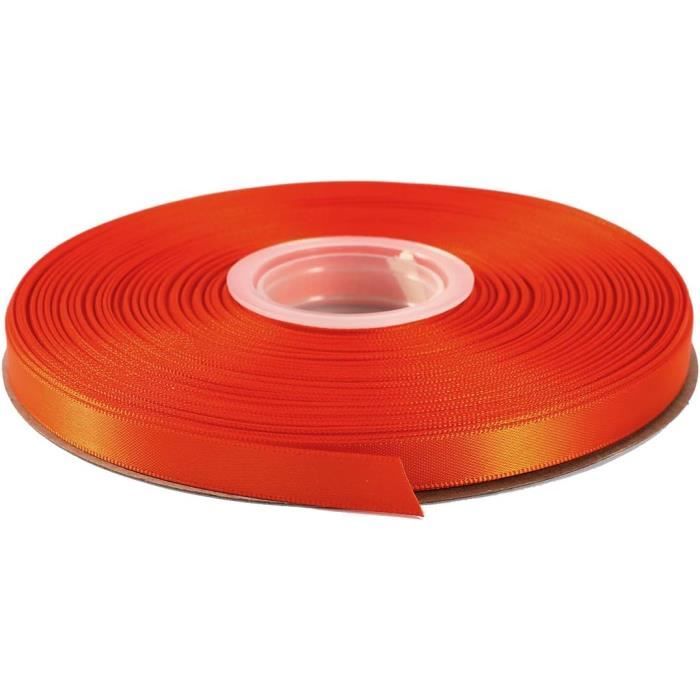 Ruban Satin 9 Mm X 45 M – Pour DIY, Mariage, Emballage Cadeau – Plusieurs Couleurs – Qualité Résistante