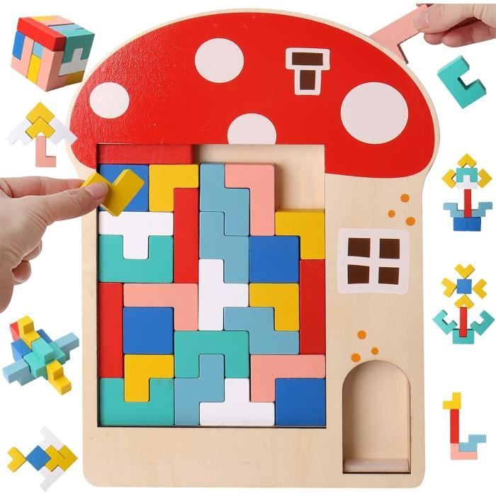 3D Jouets de puzzle en bois Katamino Tetris - Chine Jouets de puzzle et casse-tête en bloc de jouets prix