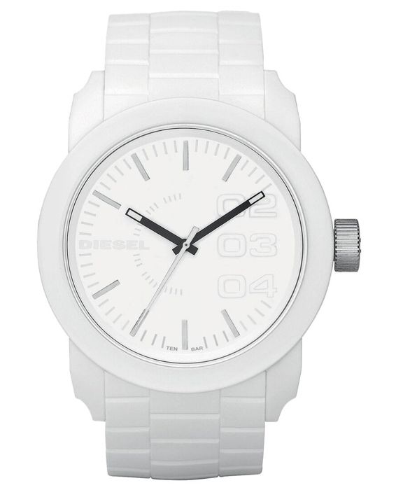 Montre diesel shop homme blanche