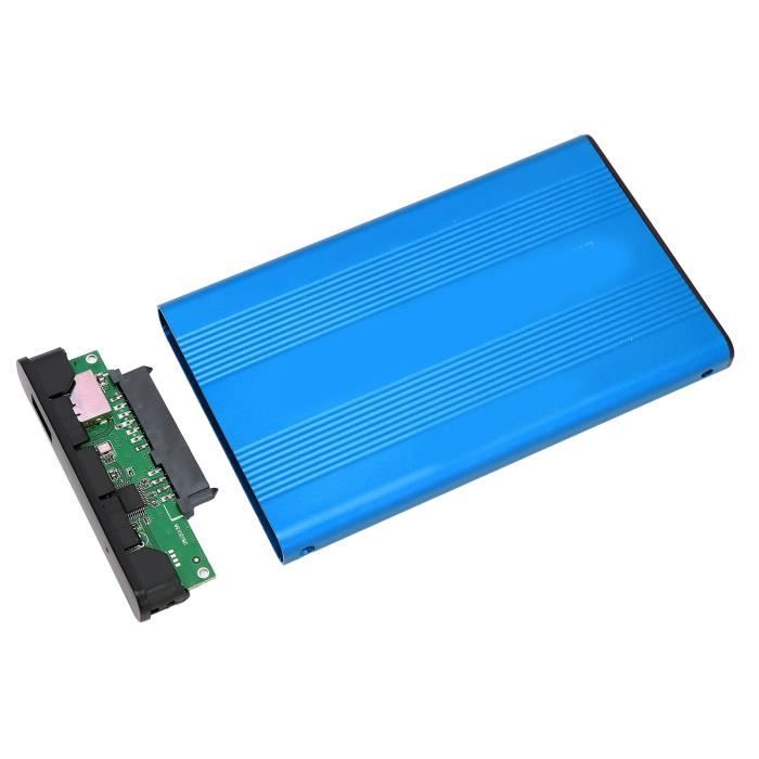 Dilwe boîtier pour disques durs Boîtier de disque dur externe Interface USB 2.0 vers SATA
