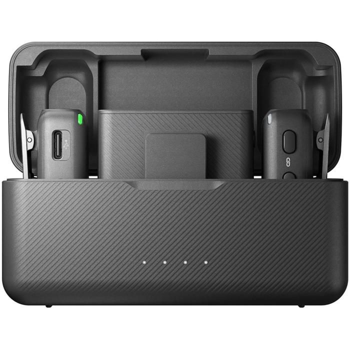 Microphone sans fil - DJI - Mic - 2 émetteurs + 1 récepteur - Portée 250 m - Écran OLED - 14h denregistrement