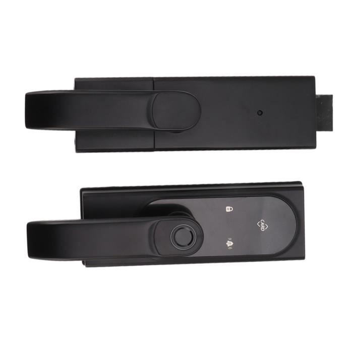 Serrure de porte biométrique à piles de scanner d'empreinte digitale de haut niveau pour coffre-fort avec des clefs de secours