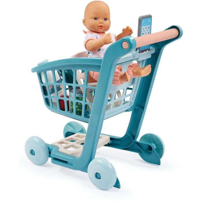 ECOIFFIER 1658 Chariot + Poupon et accessoires E