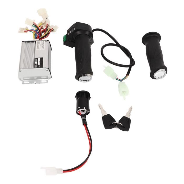 Contrôleur De Vitesse Moteur Brushé 24V 500W - Pour Vélo/scooter électrique, Avec Guidon