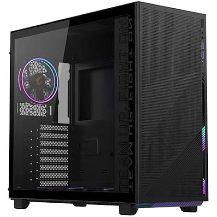 Boîtier – GIGABYTE – Aorus C400 – Verre Trempé – Flux dAir Optimisé – Installation Verticale GPU