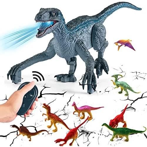 Robot Jouet Programmable Télécommandé - Pour Enfants 3 Ans Et Plus - Marche, Danse, Musique, Yeux LED, Enregistrement Vocal - Rechargeable USB - 6