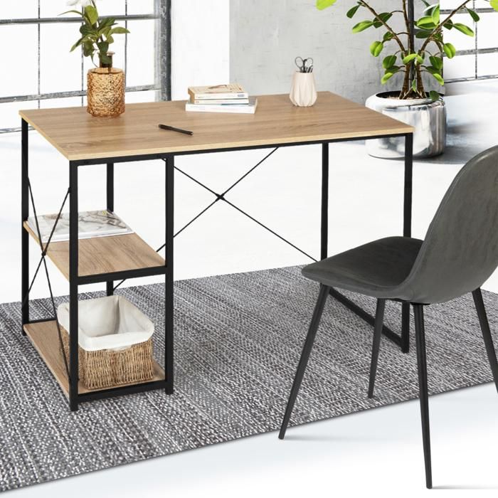 IDMARKET Bureau droit DETROIT design industriel IDMARKET Bureau droit DETROIT design industriel