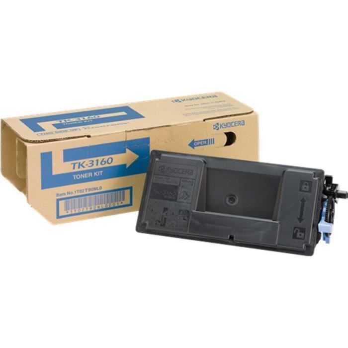 Kyocera Tk 3160 Kyocera Kyocera Toner Nero Tk 3160 1t02t90nl0 Pages Cdiscount Informatique