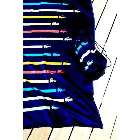 Drap De Plage Lacoste Crocospeed Blue Achat Vente Serviette De Plage Soldes Cdiscount