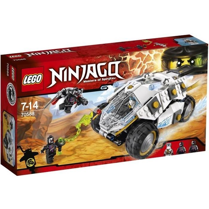 Acheter LEGO® Ninjago 70588 Le Tumbler du Ninja de Titane Reconditionné - 84,90 € LEGO® Ninjago 70588 Le Tumbler du Ninja de Titane Reconditionné - Lego reconditionné disponible sur Cdiscount Seconde Vie