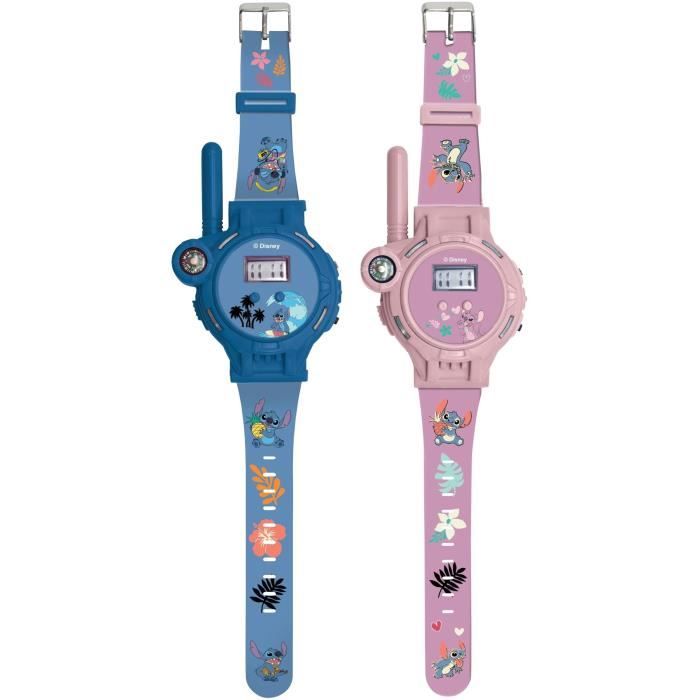 Montre digitale Stitch avec fonction talkie-walkie portée jusquà 200 m