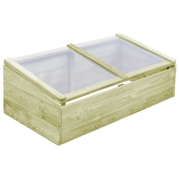 Lixada Serre De Jardin En Bois Serre A Tomates Pour Plantes Balcon
