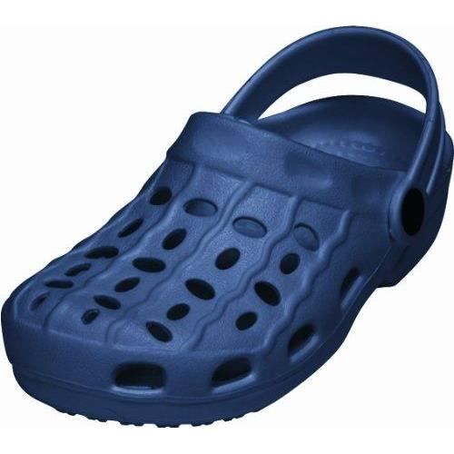 sandales mixte enfant - playshoes - eva-clog basic 20/21 marine - bleu - fille - enfant