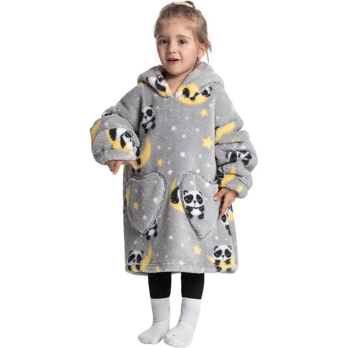 Pull Plaid Harry Potter Enfant - Sweat Oversize En Polaire Douce, Taille Unique