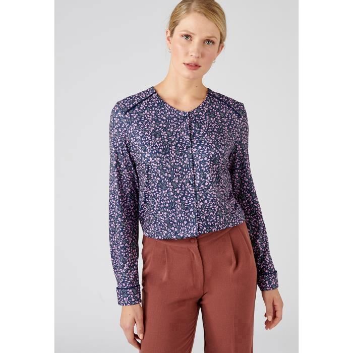Chemisier Damart Blanc - Taille 40 - Coupe Regular - Occasion Très Bon état