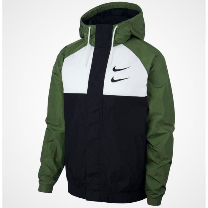 veste nike swoosh vert