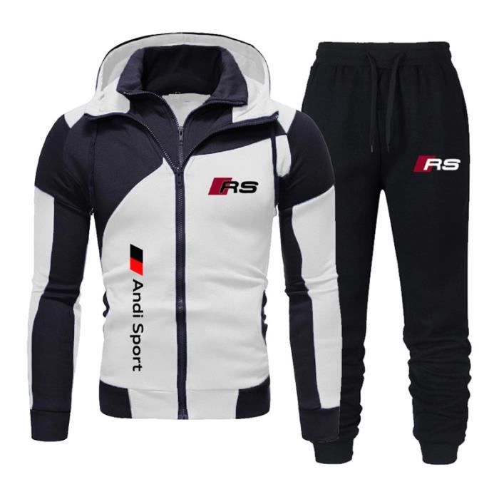 Ensemble Survêtement Homme 2 Pièces Néoprène - Jogging Casual Sport 2024