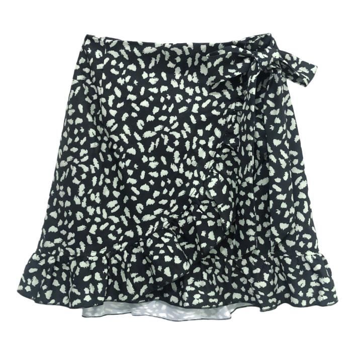 Jupe Zara Femme Bleue Taille S – Coton Ligne A – Ourlet Brut Et Vieilli – Zippée
