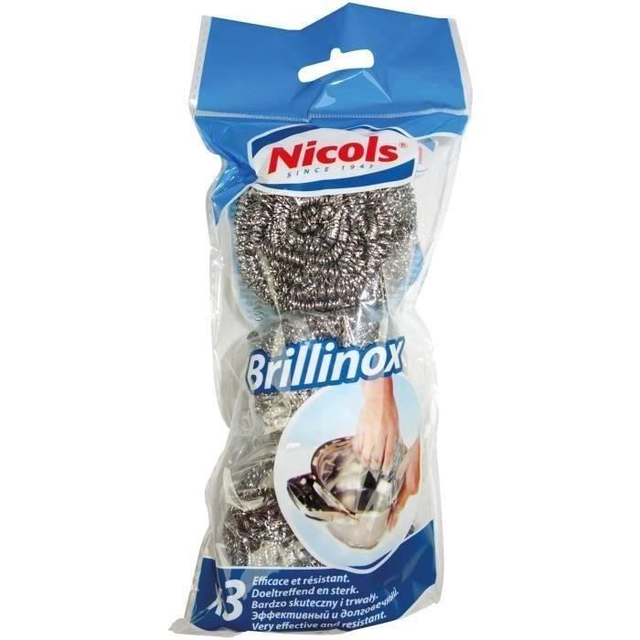 NICOLS - Tampon spirale inox netinox 18g x3