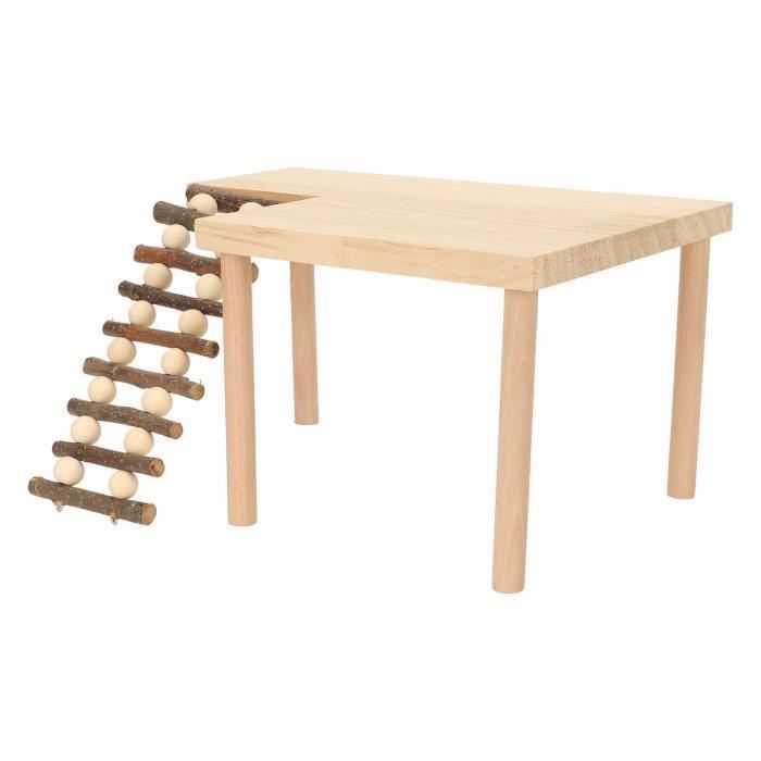Meilleurs prix pour OMABETA plate-forme d'activité de jeu en bois pour hamster Plate-forme d'escalade pour Hamster, aménagement animalerie jouet