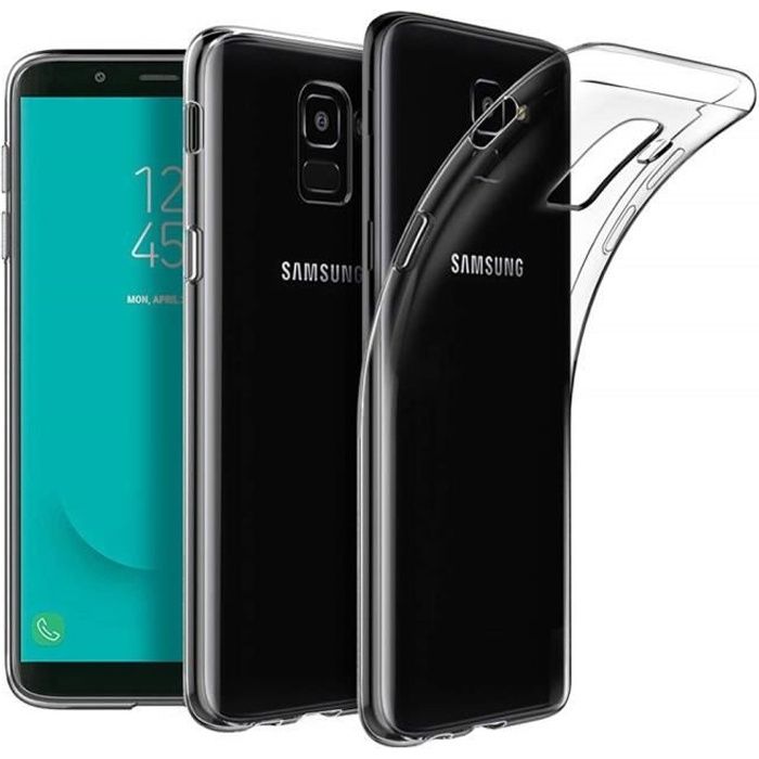 Novago Compatible avec Samsung Galaxy J6 2018 J600 Coque en Gel Souple Transparent et Résistant Anti Choc avec Impression de qualité 3 Coques, Multicolore 15 