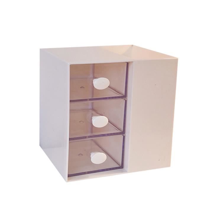 Lybunair Boîte de rangement pour routeur, gestion des câbles, organisateur de prises de bureau polyvalent (beige