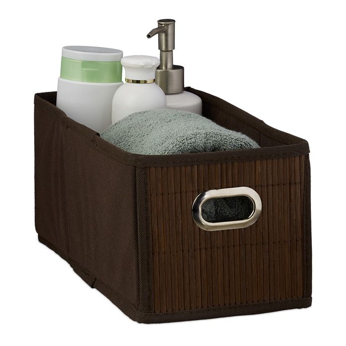 DOITOOL 2 Pièces Lot De Paniers De Rangement Bambou Tissé