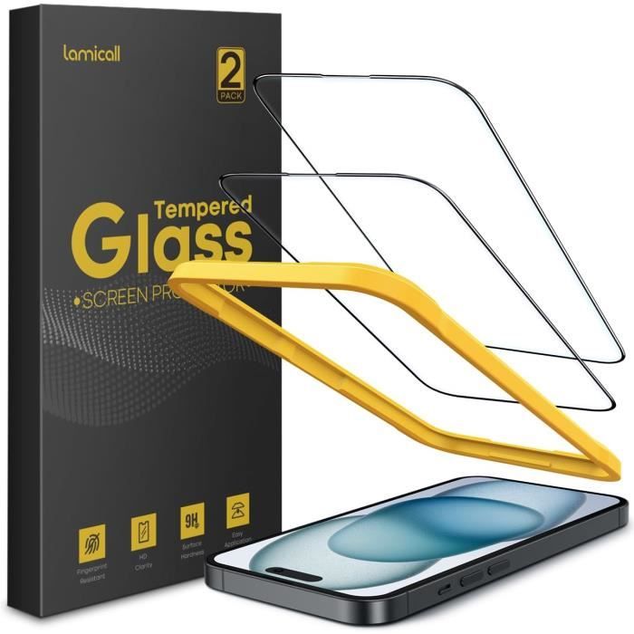 Yanwom 2 2 Pièces Verre Trempé pour Honor Magic 6 Lite 5G Protecteurs d