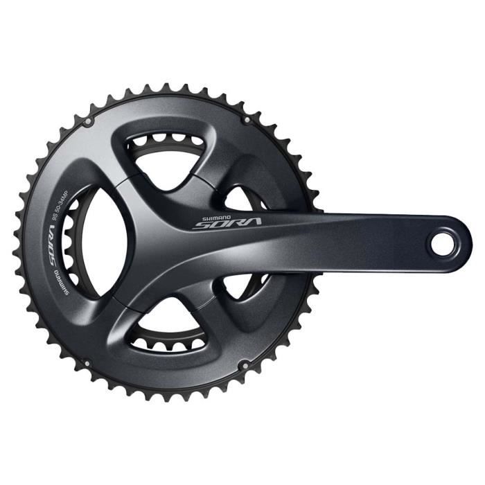 Pédaliers route Shimano Sora Fc-r3000 175mm 9x2s - Blanc - Vélo loisir