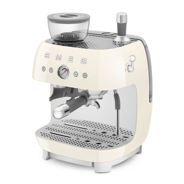 Machine à café combinée Expresso Années 50 crème - Smeg - Smeg