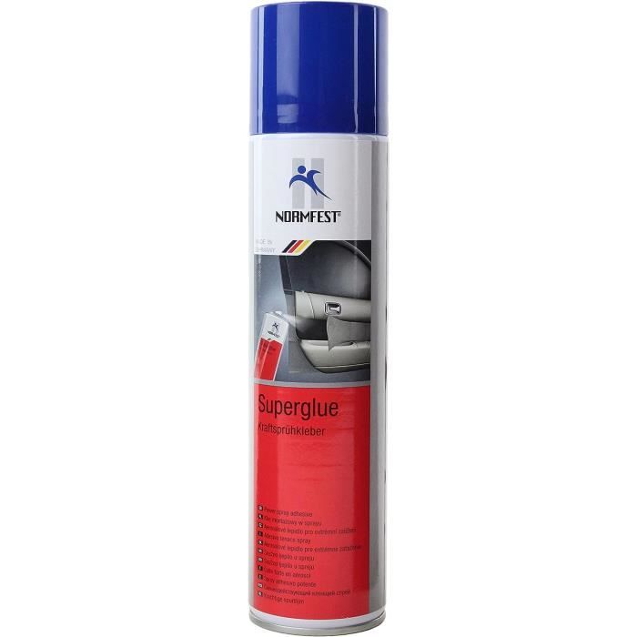 Normfest Super Glue Colle en spray 400[S508] - Cdiscount Bricolage