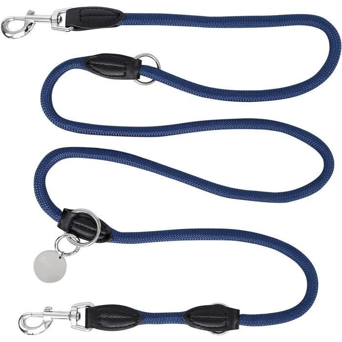 Meilleurs prix pour lionto Laisse de Chien réglable Laisse multifonctionnelle Laisse Double Laisse de Chien Freestyle Laisse de couplage Longueur 2097