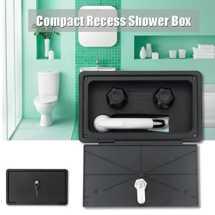 Avanc Boite Cabine De Douche Pommeau Douchette Chaude Froide Compacte Exterieure Pr Camping Car Rv Yacht Caravane Noir Achat Vente Douchette Flexible Avanc Boite Cabine De Douche Cdiscount