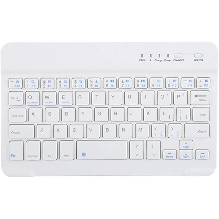 Clavier Bluetooth Compact XIKCU - 7 à 10 Pouces, 80h Autonomie (Neuf)