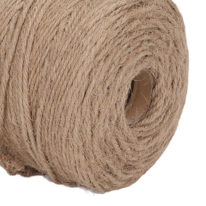 JOIKIT Corde De Jute Naturelle 5 Mm – 150 M – Ficelle Chanvre Robuste Pour Jardinage, Décoration & Emballage