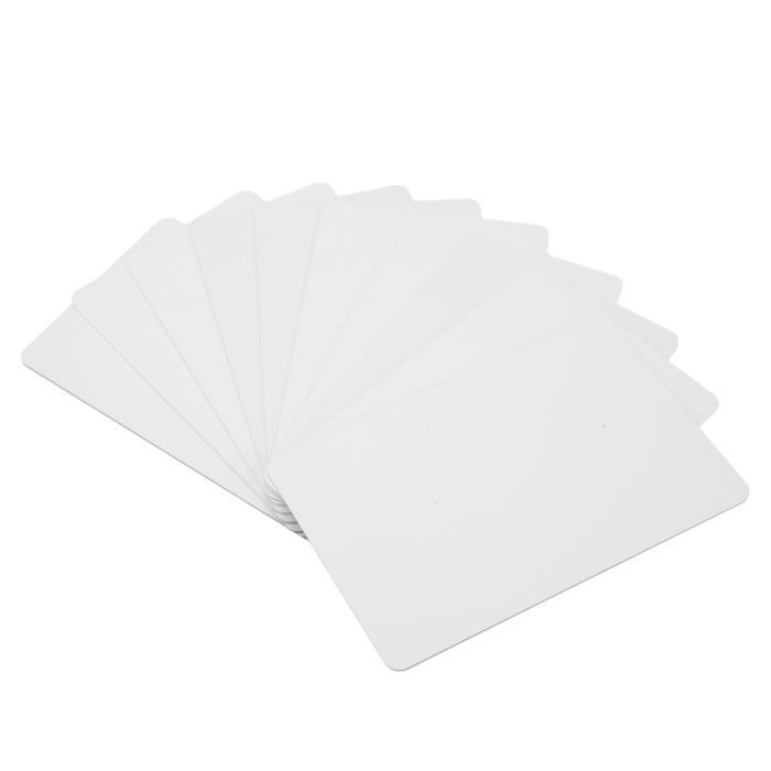 Lot De 30 Cartes NFC Blanches NTAG215 - Mémoire 504 Octets, Programmables, Compatibles Smartphones Et Terminaux NFC
