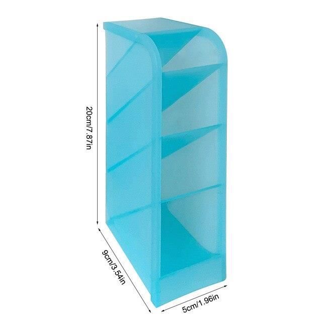 Organisateur De Bureau Multifonction KDD - Pot à Crayons Avec Support Casque, Tiroir Et Porte-cartes - Rangement Stylos Et Accessoires