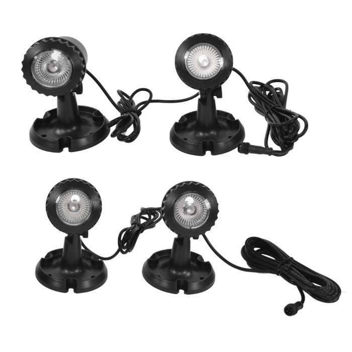 Projecteur LED Piscine RGB 36W IP68 – Lumière Submersible 7 Couleurs + Modes Dynamiques – Télécommande RF – 12V AC/DC